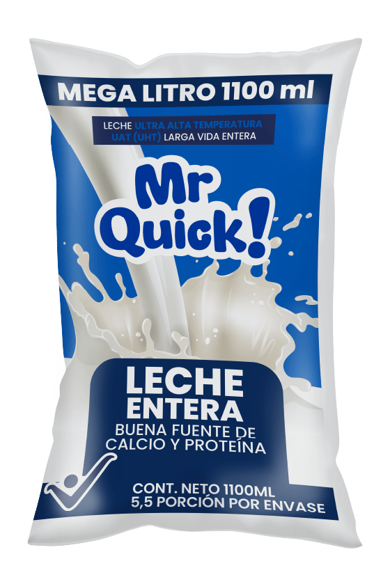 Leche entera MR QUICK x 1.1 lts x 6 unds