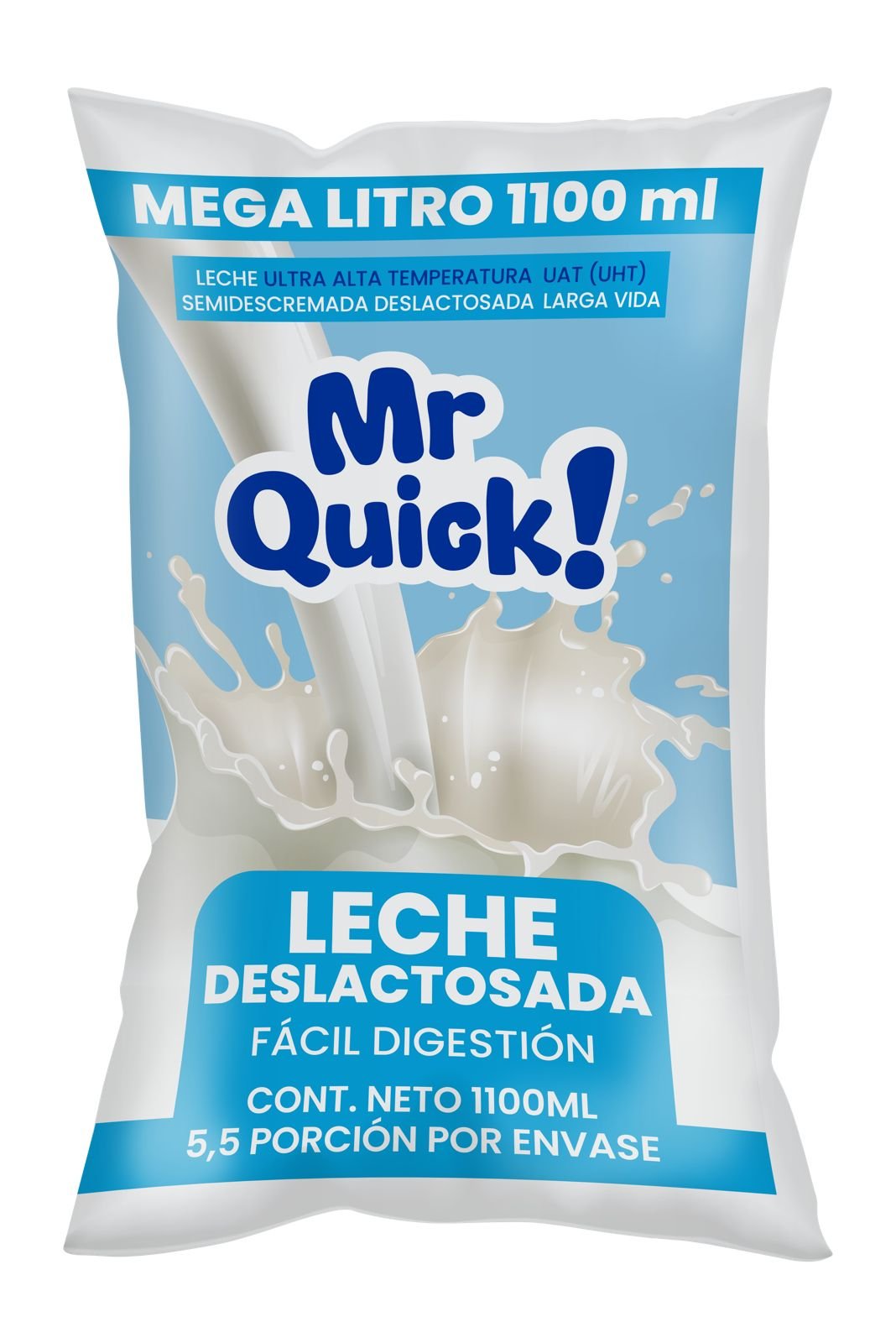 Leche deslactosada x 1.1 MR QUICK X 6 unds